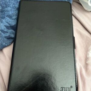 Black Leather Tablet Case